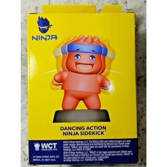 Ninja Gamer Dancing Action Ninja Sidekick Bobblehead Vinyl Figure #02 NEW - Picture 2 of 5